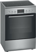 Bosch Serie 4 HKR39C250 Elektro-Standherd, 60 cm, Glaskeramik-Kochfeld, 7 Heizarten, 3D-Heißluft, LED-Display, EcoClean Direct
