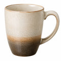 Keramiktasse Glasiert Beige-Braun 350ml
