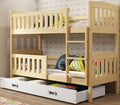 Interbeds Etagenbett 200 × 90 cm Hochbett Stockbett mit, Stauraum, 200 × 90)