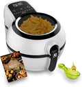 Tefal Actifry Genius Snaking FZ761015 Fritteuse ohne Öl Tisch, 1,2 kg, App-Steuerung, Display, 9 Automatikprogrammen und Snackzubehör
