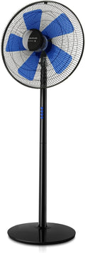 Taurus Boreal Elegance 16C Oszillierender Säulenventilator, Höhe 132 cm, 3 Flügel/40 cm Durchmesser, 40 W, 60 W, automatisches Oszillationssystem