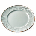 Keramik Speiseteller geriffelt 28 cm Hellgrün