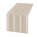 Gehäkelter Tischläufer Beige 40x150cm