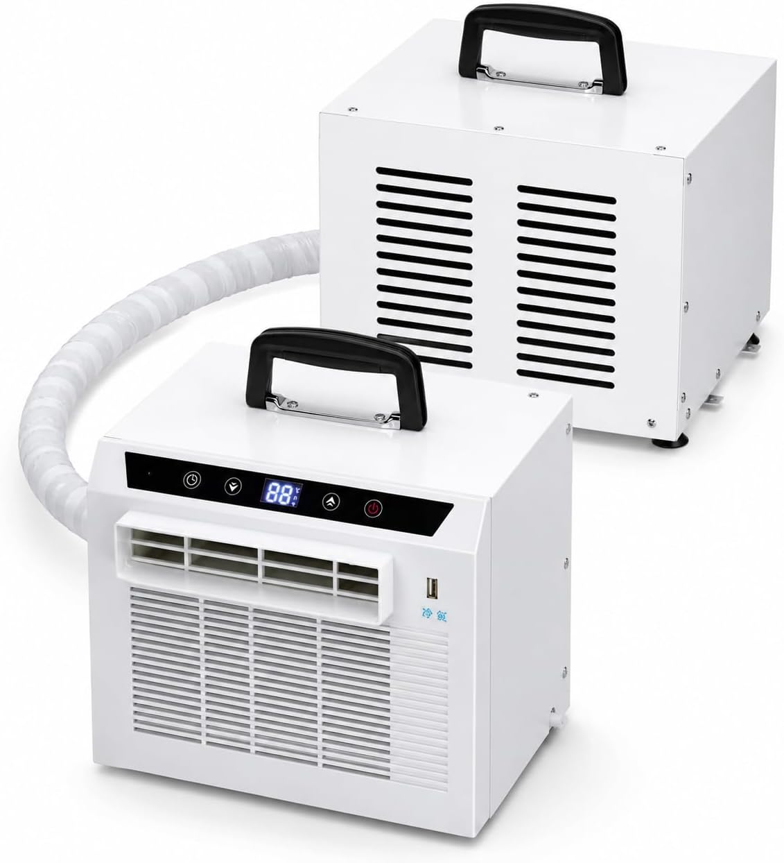 Split-Klimaanlage, 24-Stunden-Timer, Fernbedienung, Display, Entfeuchten, Filter