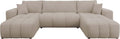 Mirjan24 Wohnlandschaft Furyn U, Ecksofa, Eckcouch (Velo 623)