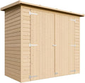 TIMBELA Gartenhaus, 2,1 m2, 17 mm Wandstärke, Geräteschuppen Holz ohne Boden, Gartenhütte Holz, Wasserfestes Dach TIMBELA M348