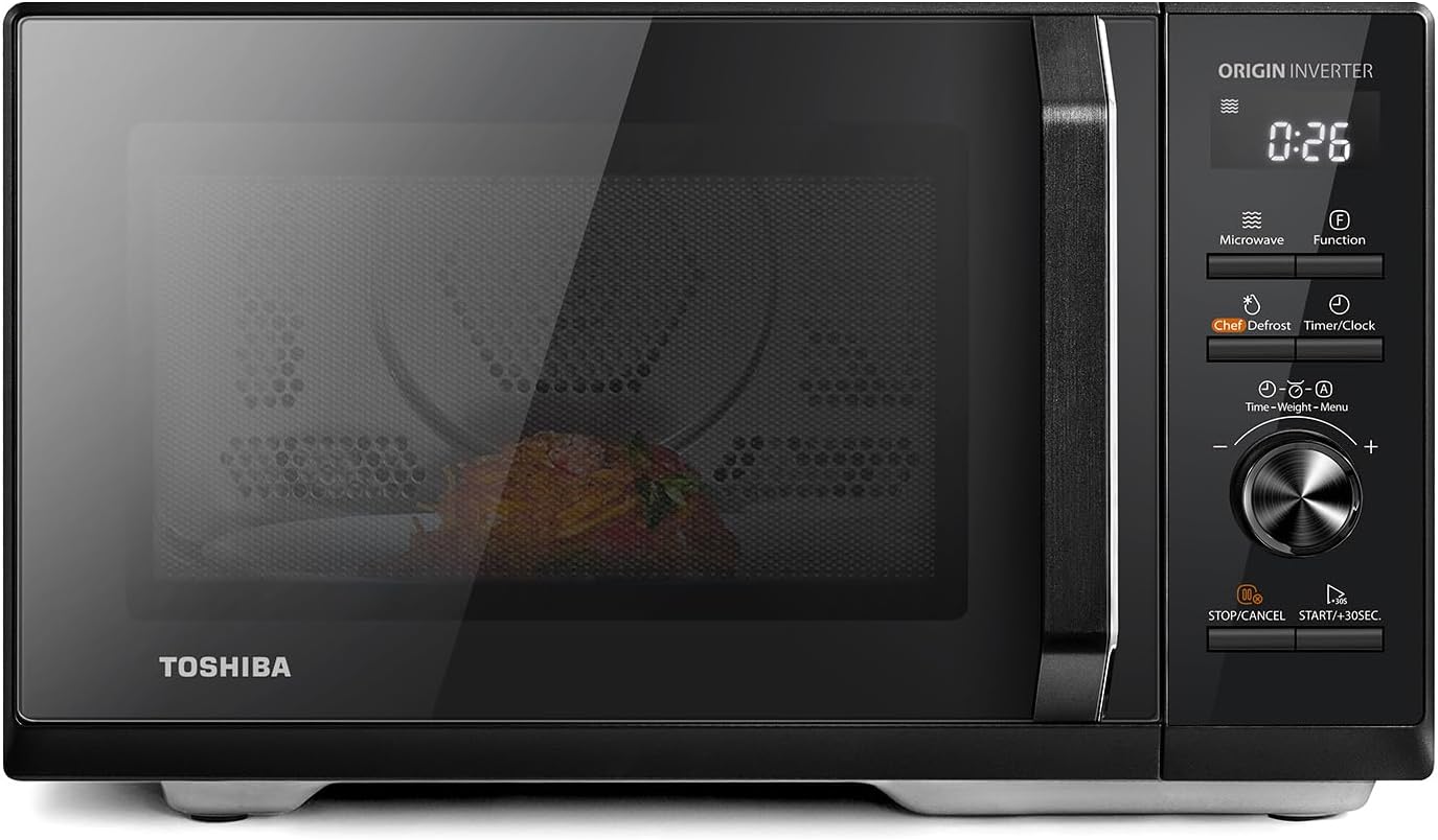 Toshiba MW3-AC26SFI(BK) Mikrowelle, 57 dB, Inverter