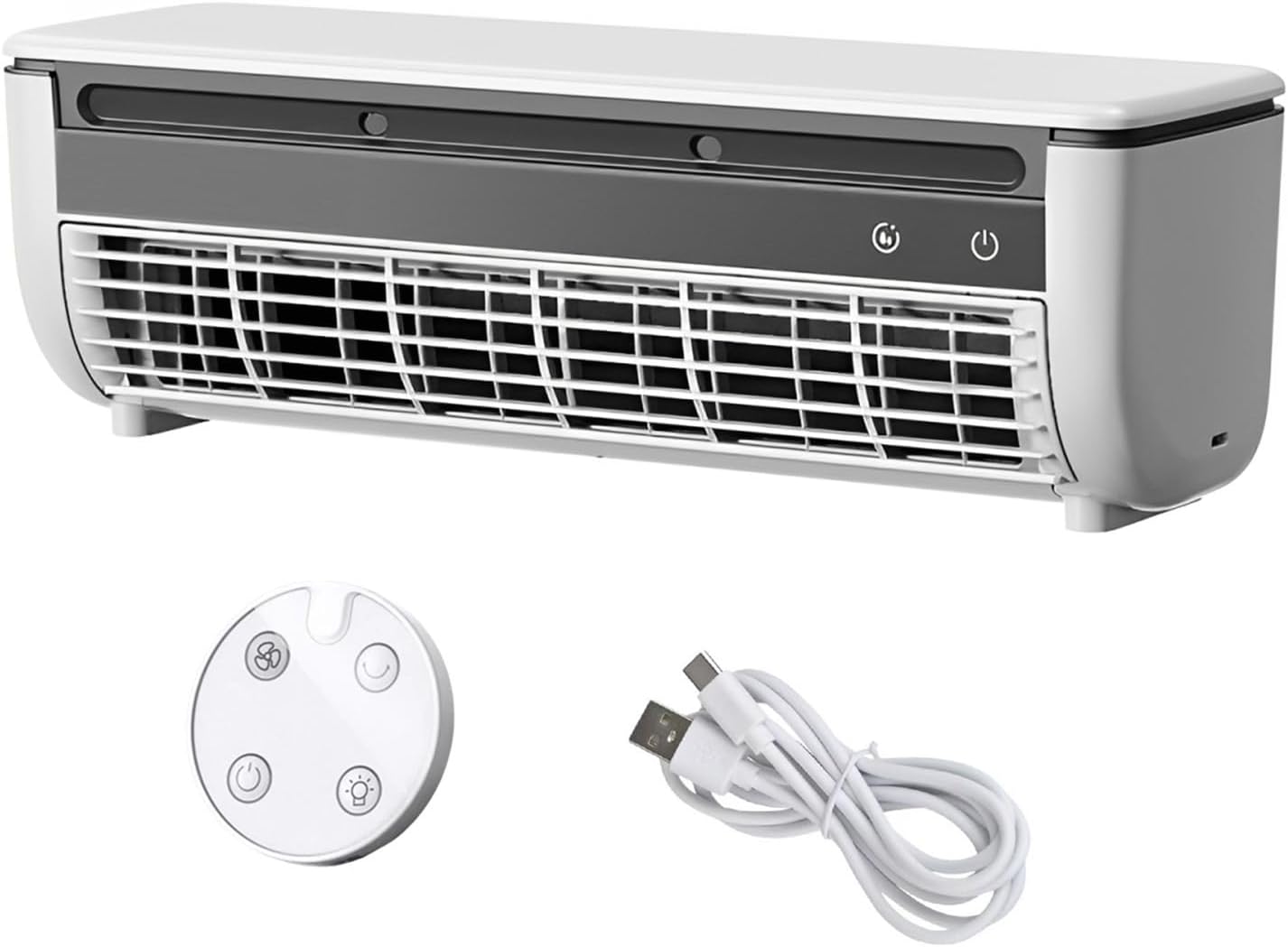 Wandklimaanlage für Küche und Schlafzimmer, Produktgröße 33,02 * 10,16 * 10,16 cm, tragbar und effizient kühlend