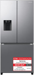 Samsung French-Door-Kühlschrank, 178 cm, 495 l, NoFrost, App-Steuerung, Edelstahl Look, RF50C530ES9/EF, Wasserspender