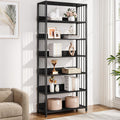 Tribesigns Bücherregal mit 6 Ebenen, 190 cm groß Industrielles Standregal, 30 * 80 * 190 CM, Gesamtgröße: 190 × 80 × 30 cm