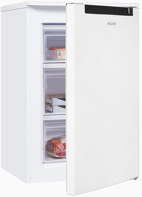 Gefrierschrank, 87 l Nutzinhalt, 85,5 cm Höhe, 40 dB(A), Stauraum, 4-Sterne-Gefrieren, wechselbarer Türanschlag, GS581-040Cweiss