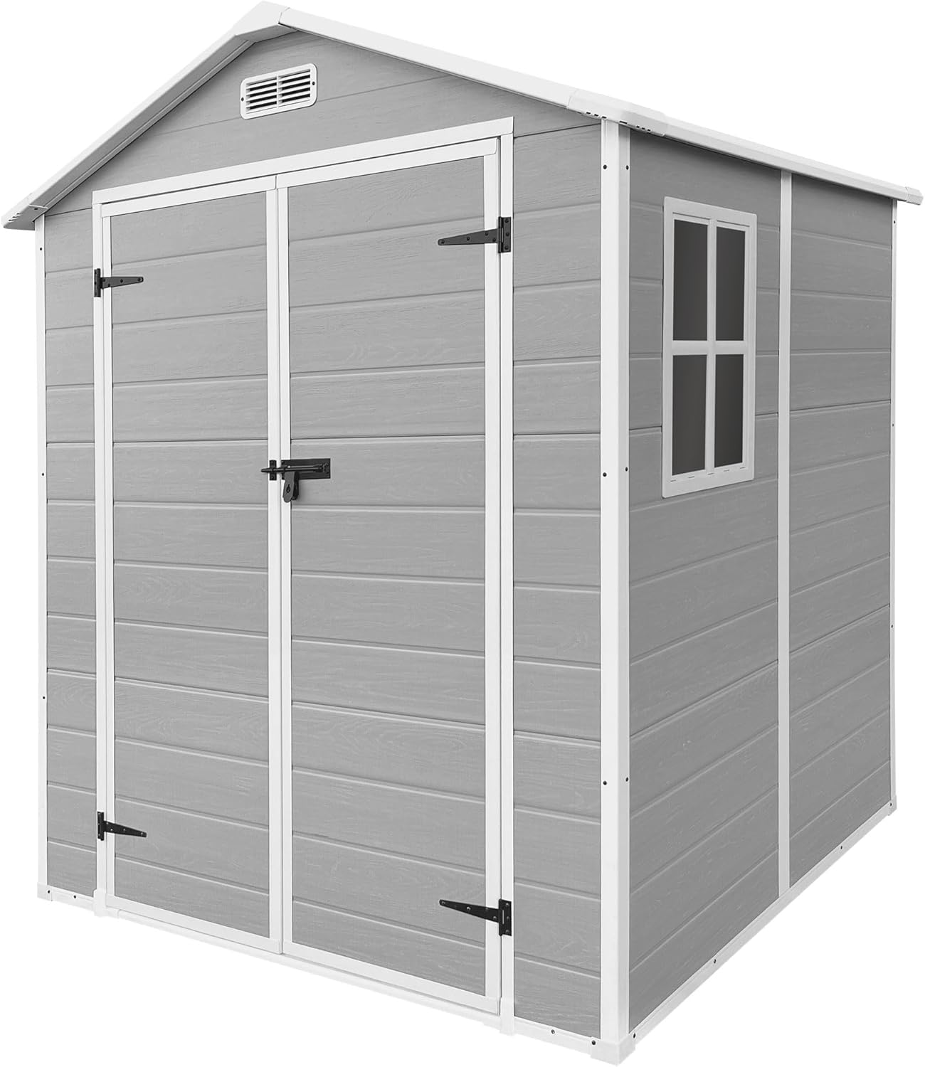 ECD Germany Gartenhaus, 151 × 182 × 220 cm, Stauraum, Gerätehaus wetterfest, 5m³, wetterbeständig