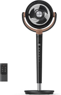 DREO 23 dB leiser Standventilator, 89-102 cm Höhe 3 Modi 8-Geschwindigkeit, 51 dB, Fernbedienung, Timer, Oszillation, 27M Windentfernung
