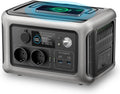 ALLPOWERS R600 tragbare LiFePO4-Powerstation, 299 Wh, 600 W Dauer/1.200 W Spitze, 2 AC-Ausgänge, 1-h-Schnellladung, App