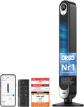 Dreo Smart 20 dB DC Motor Turmventilator, 11M Windentfernung Ventilator mit Fernbedienung, 12H Timer, App-Steuerung, Oszillation, Display