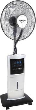 Orbegozo SFA 7000 - Ventilator, Befeuchtung Leistung: 100 W, 1,5 Liter, Timer von 1 bis 7,5 Stunden, Oszillation, Rollen für einfache Handhabung
