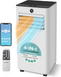 SereneLife Mobile Klimaanlage, 55 dB, 9000 BTU, 4-in-1 Klimagerät mit WLAN, 24h Timer, Fernbedienung, App-Steuerung, Kühlen, bis 31 m², Entfeuchten