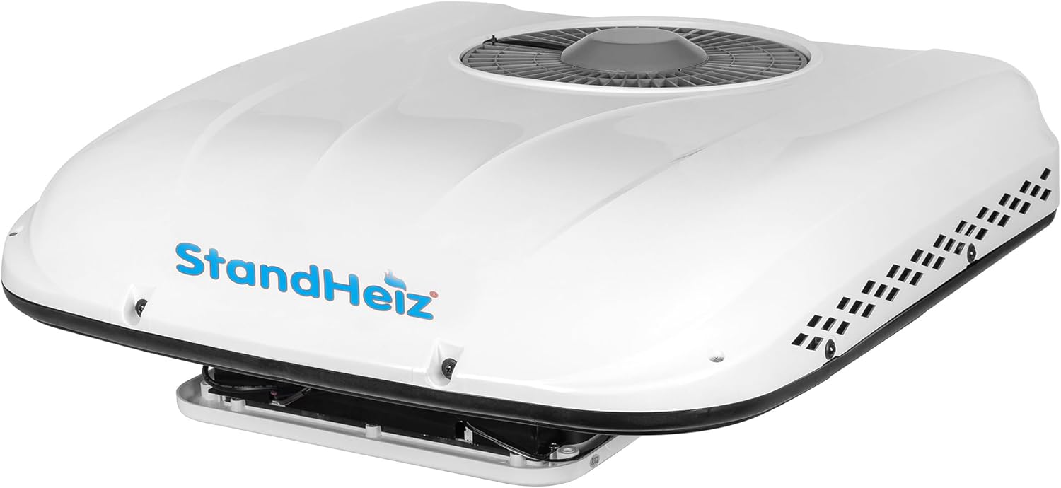 Dachklimaanlage, Standklimaanlage 12V 1800 W StandHeiz Kühlleistung, 750 W, 60 dB Leise, Fernbedienung, R134a Vorbefüllt