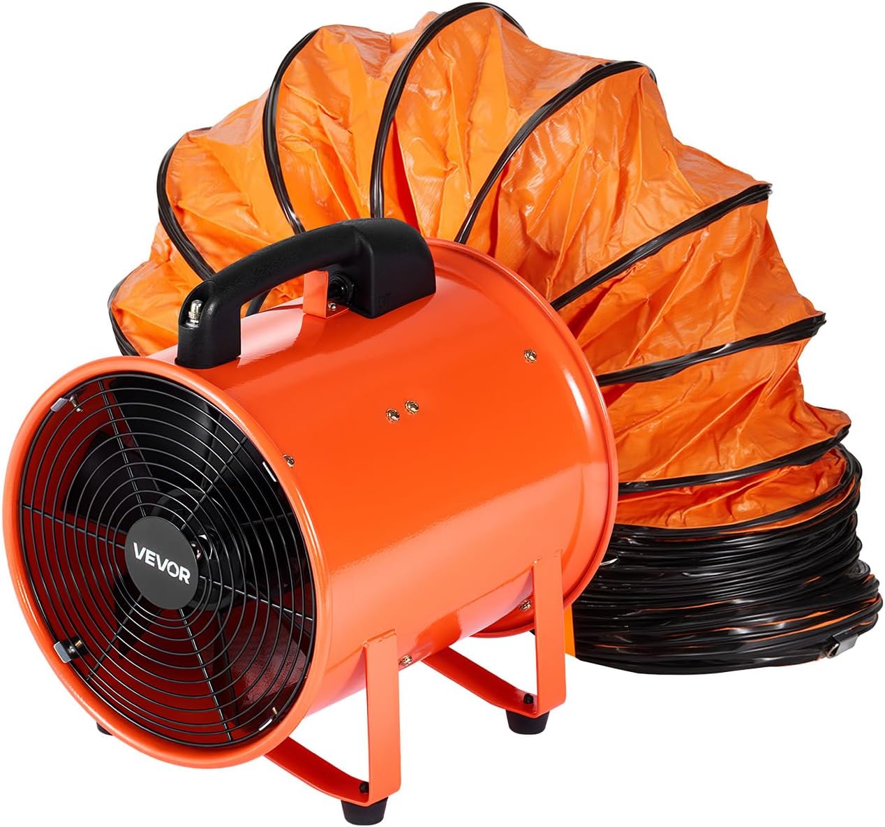 VEVOR Bauventilator 365-W-AC-Motor Baugebläse 2810 U/min Baulüfter Gebläse 1214, 1214 L