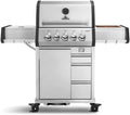 BURNHARD Gasgrill 3-Brenner inkl. Heckbrenner, 6 l, Stauraum
