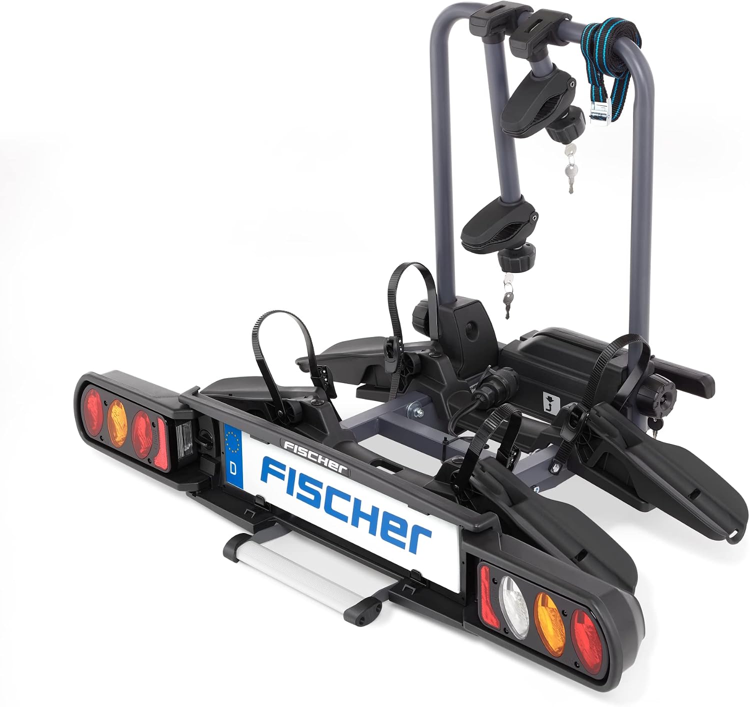 FISCHER Kupplungsfahrradträger ProlineEvo 2 I Fahrradträger Kupplung I Fahrradträg, klappbar