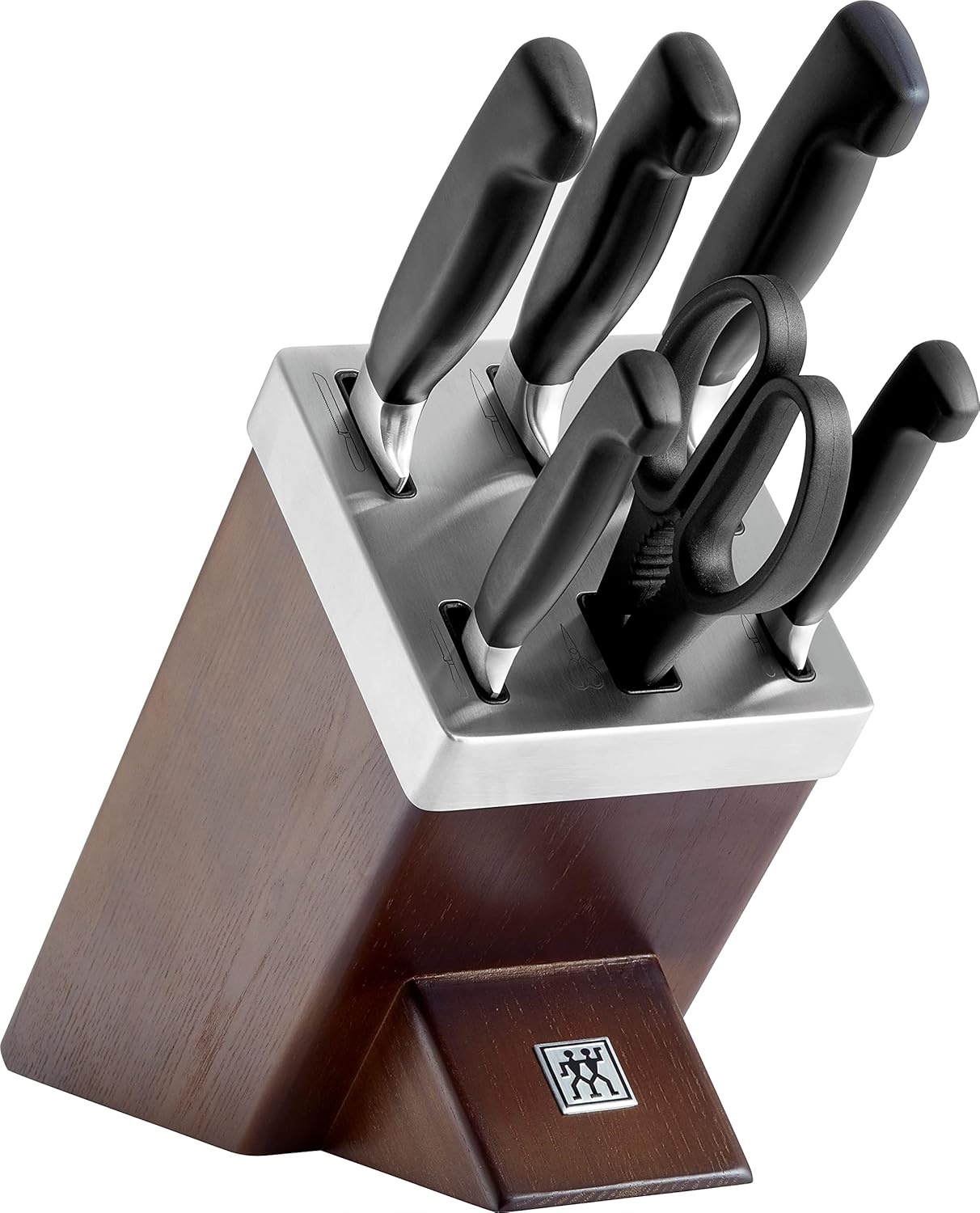 ZWILLING Vier Sterne Selbstschärfender Messerblock Tisch, 7-teilig