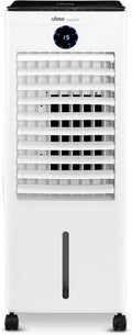 Ufesa Sapporo Verdunstungskühler, 100 W, 12h Timer, Fernbedienung, Oszillation, Display, Kühlfunktion und Ventilator, 3 Geschwindigkeiten, 3 Modi