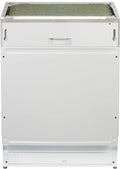 PKM DW12-6FI vollintegrierbarer Geschirrspüler, 49 db/Aqua-Stop-Schlauch/Überlaufschutz/edelstahl, 3080 Liter/Jahr, 289 kWh/Jahr, 12 MGD