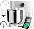 ProfiCook Küchenmaschine mit XXL 12L Schüssel, Knetmaschine mit 2500 W, Food Processor für bis zu 8,5 kg Teig, 12 L, Metallgetriebe und LED-Display
