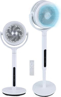Midea Standventilator, Lüfter mit Timer, nur 21 dB genießen, Fernbedienung, leiser Ventilator mit Oszillation von 120 + 135, Filter, verstellbar