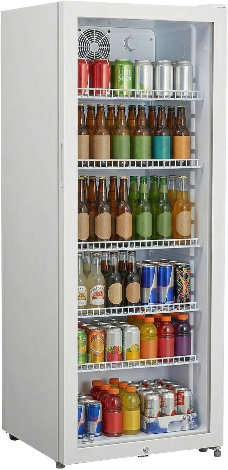 METRO Professional Getränkekühlschrank GSC4240, 237 L, 110 W, Display, Stauraum, 6 verstellbaren Einlegeböden