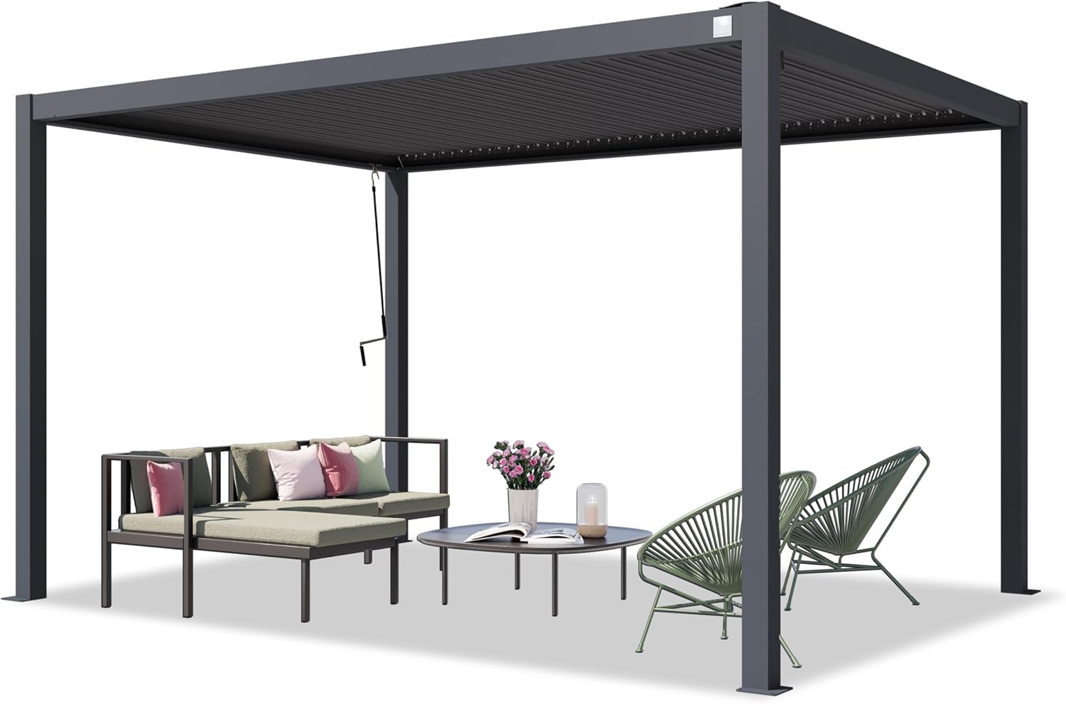 PRIMEYARD Pergola, verstellbar, wetterbeständig