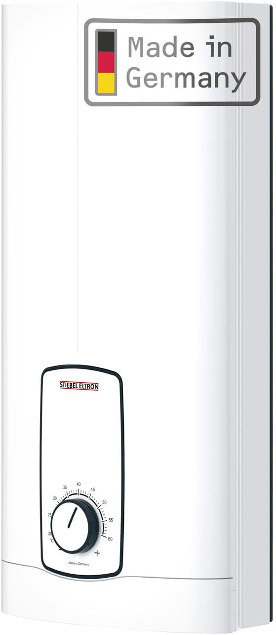 STIEBEL ELTRON Neueste Generation Elektronischer Durchlauferhitzer DHB 27 ST Tisch, 27 kW, besonders energiesparend dank 3i-Technologie, 204203