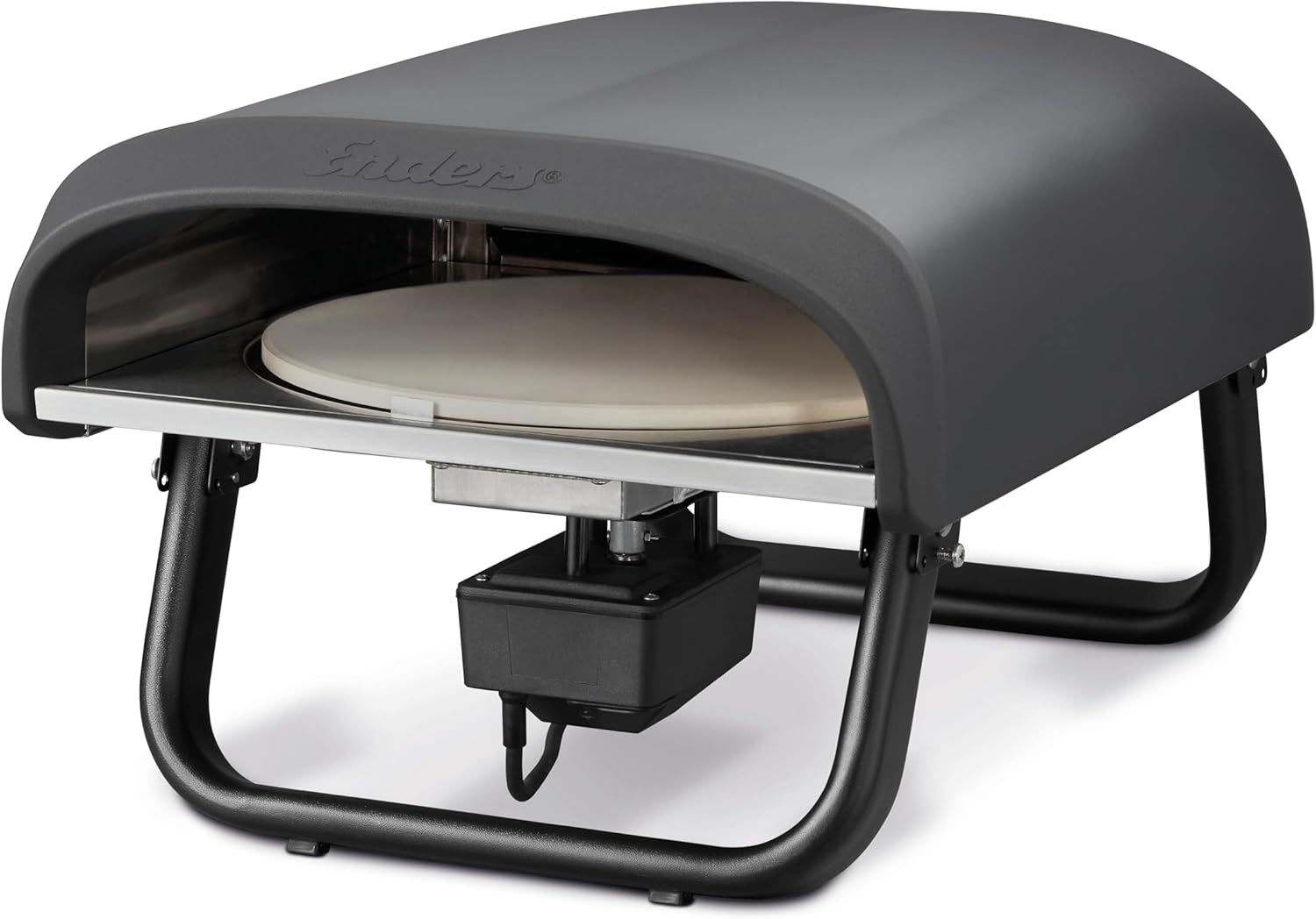Enders Pizzaofen PACO Rotate, Cordierit-Pizzastein 30,5 cm, Edelstahlbrenner, 4kW