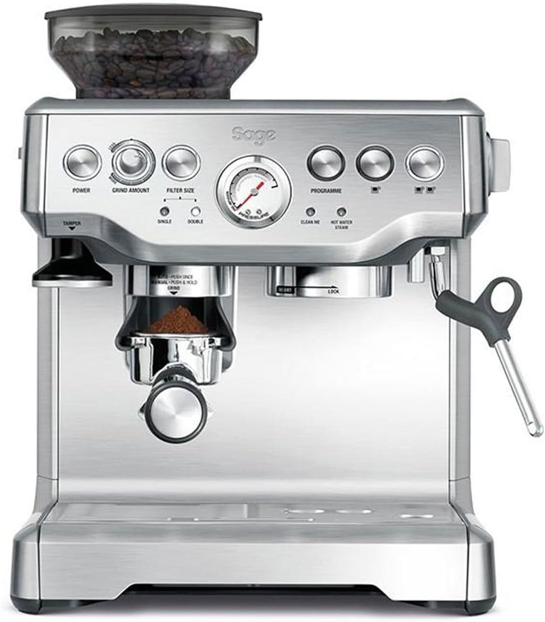 Sage - The Barista Express - Kaffeemaschine, Gebürsteter Edelstahl