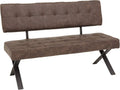 Hela Tische, 140 × 61 × 93 cm, Belastbarkeit: 300 kg pro Person max, X-Metallgestell Anthrazit