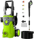 ETOOLAB Hochdruckreiniger, Fördermenge: 450 l/h, 1800 W Motor ist leicht und wendig, Druck: max. 160 bar, 7 m Schlauch, 5 m Kabel, 4-in-1-Düse