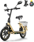 TWOFISH M5 Elite E-Scooter mit Straßenzulassung für Erwachsene Tisch, 14 Zoll E Roller 500 W Motor mit 48V 13Ah Akku, Display, Stauraum, IPX4
