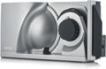 GRAEF. MYtiny MT1000 Tisch, Energiesparmotor 170 W, Klappbarer Allesschneider, Vollmetall, Wellenschliffmesser 170 mm, Schnittstärke 0-15 mm