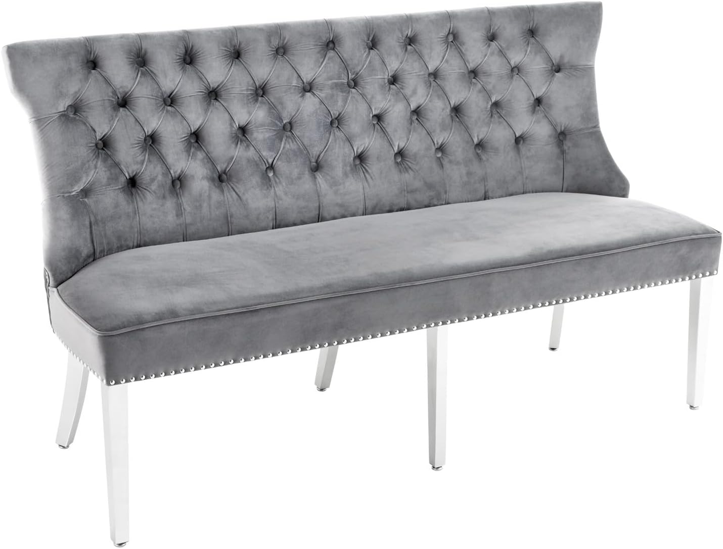 riess-ambiente. de Design Sofabank Castle Deluxe 165 cm grau