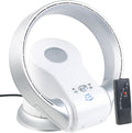 Sichler Haushaltsgeräte Rotorloser Ventilator, bis 1.100 W (Ventilator mit Heizfunktion, Oszillation, Fernbedienung, Timer