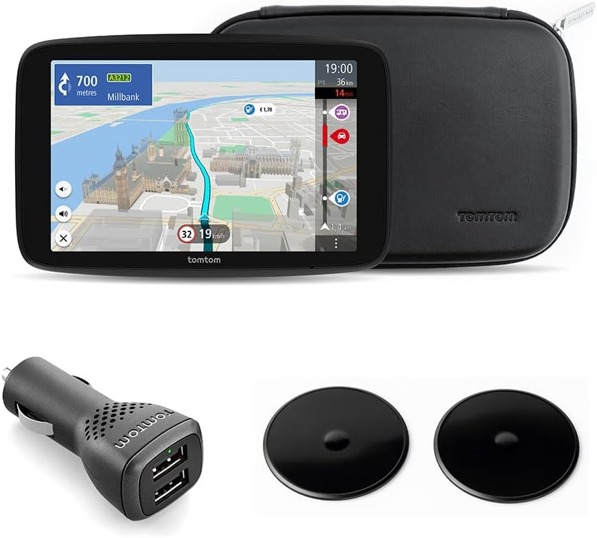 TomTom Camper Navi GO Camper Max 2. Generation Pack Kamera, App-Steuerung, Display