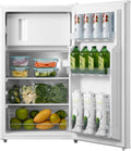 Comfee RCD80WH3(E) Kühlschrank, 84.5 cm Höhe, 47.5 cm Breite, 80L Kleiner Kühlschrank, 110 kWh pro Jahr, verstellbare Füße