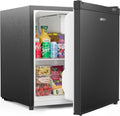 Upstreman Mini Kühlschrank, 41 dB, Schwarz-FR17, Kühlschrank Klein für Wohnheim, verstellbar