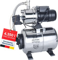 T. I. P. Hauswasserwerk HWW 4500 INOX aus Edelstahl, 4350 l