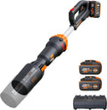 WORX Nitro 40V Akku-Laubbläser WG585E, 3 Geschwindigkeiten & Turbomodus, 266km/h Luftgeschwindigkeit, Luftmenge 1053m³/h