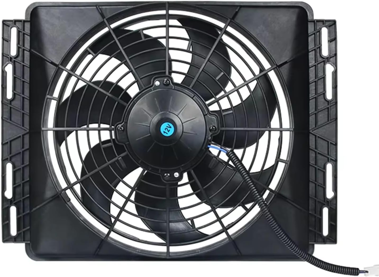 Kühlgebläse Kühler Lüfter Universeller Parkplatz, Klimaanlage, Hochleistungs-120-W-Auto-Wassertank-Ventilatormotor 12V 24V(24V Suck), Kühlung