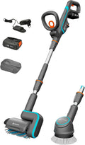 Gardena Akku-Multi-Reiniger AquaBrush Universal 04/18V P4A Ready-To-Use Set: Außen, Kabellos (14842-20)