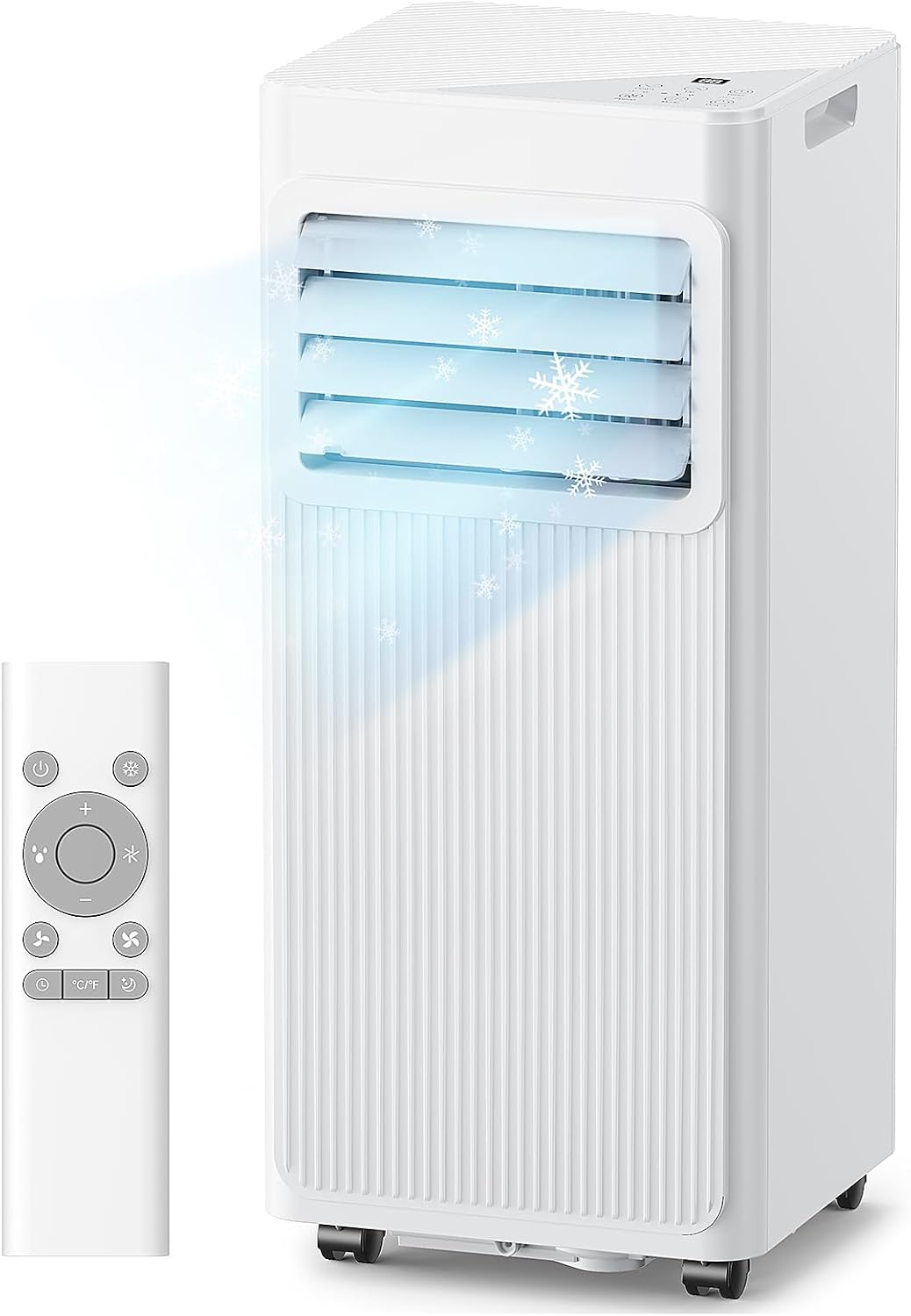 Mobile Klimaanlage, 7000 BTU, 19 L, Timer, Kühlen & Entfeuchten, 25m²
