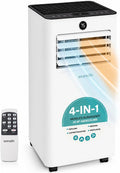 SereneLife Klimaanlage, 7000 BTU, 54 dB, Fernbedienung 24h-Timer, Display, 4 in 1 Kühlen Heizen Entfeuchten und Ventilieren